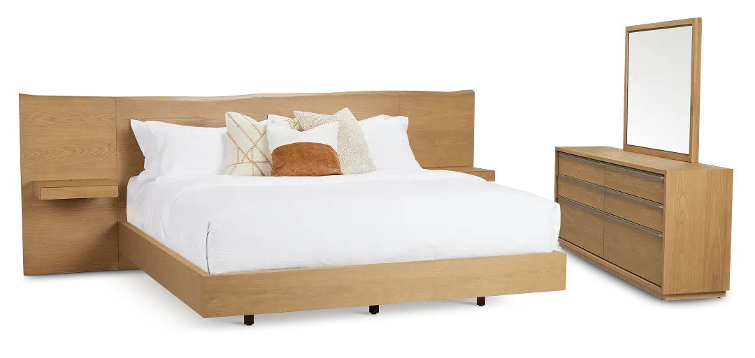 Haven Light Tone Spread Bedroom