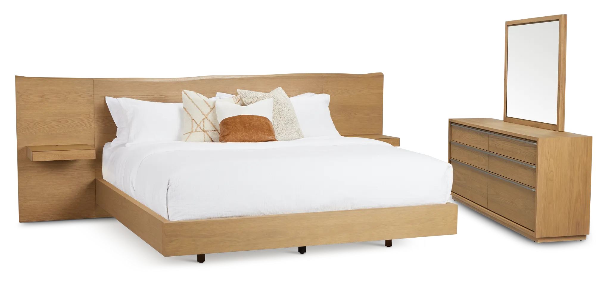 Haven Light Tone Spread Bedroom