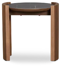 Nomad Mid Tone Ceramic Round End Table