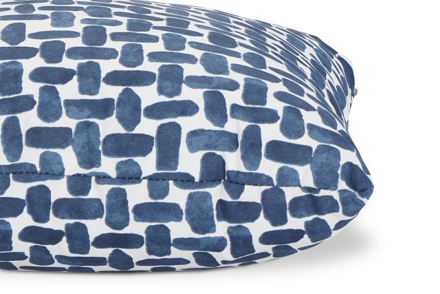 Farley Navy 18" Indoor/outdoor Accent Pillow