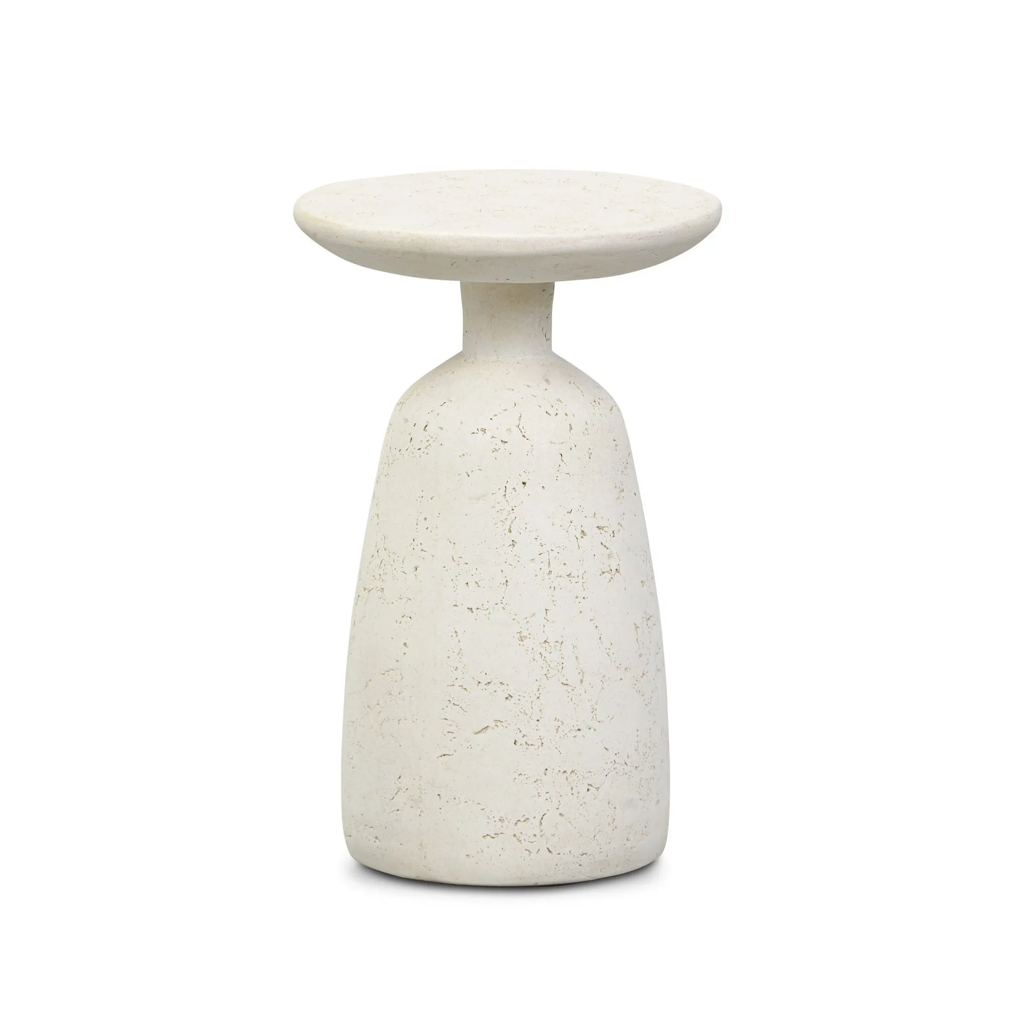 Zume White Small End Table