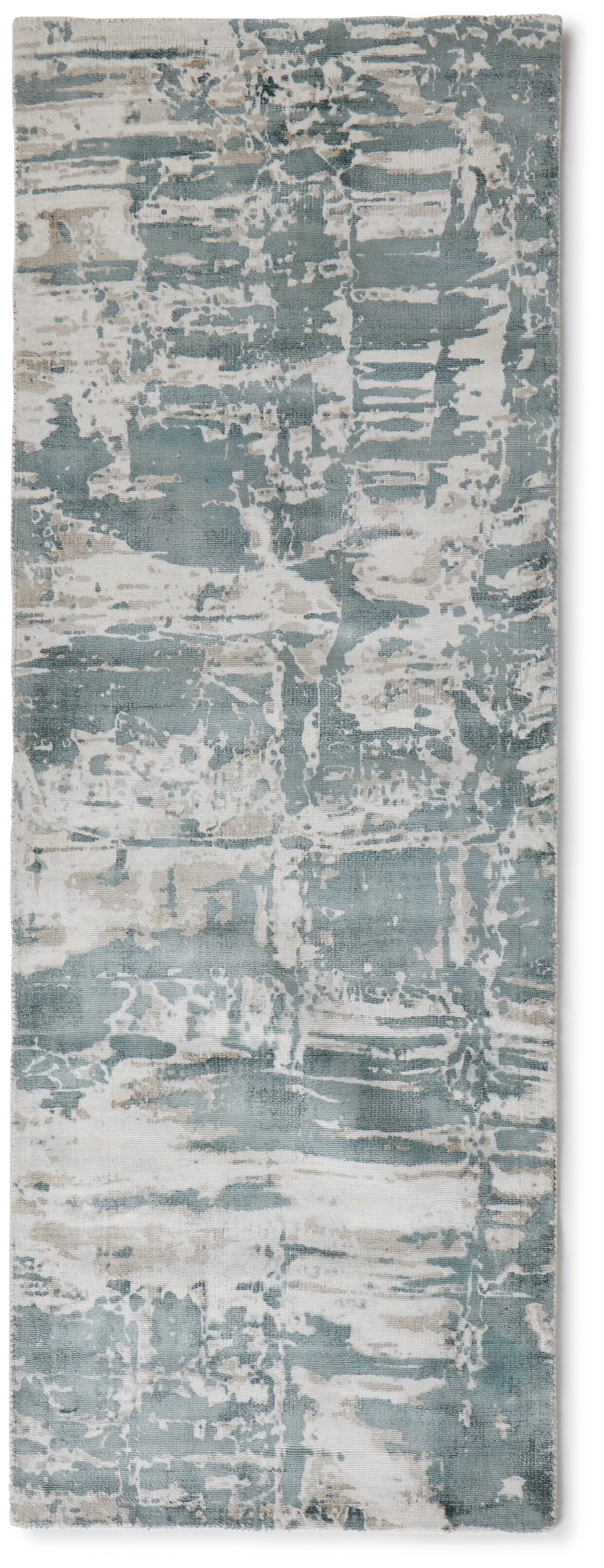 Aramac Light Teal Viscose 2x7 Runner