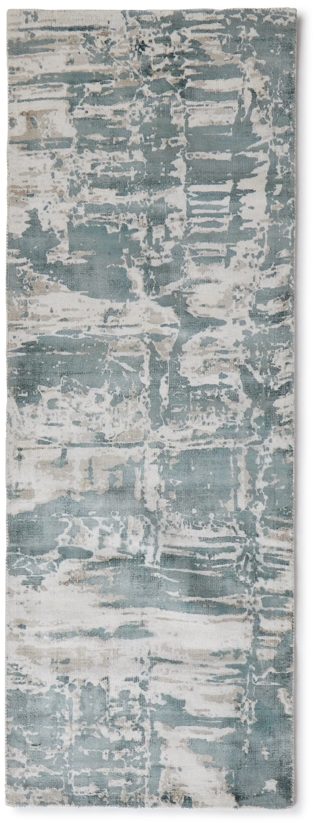 Aramac Light Teal Viscose 2x7 Runner Aramac Light Teal Viscose 2x7 Runner