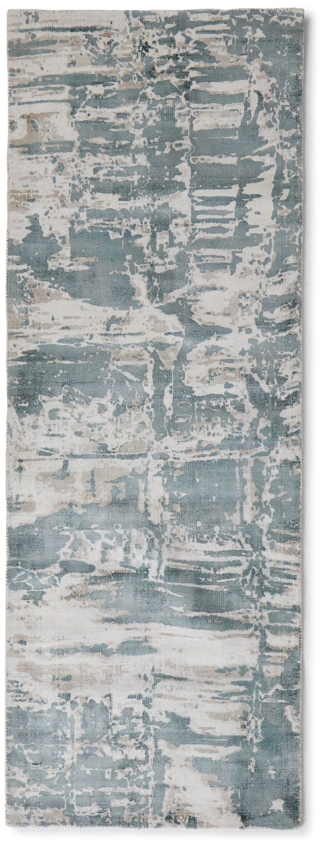 Aramac Light Teal Viscose 2x7 Runner