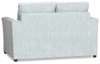 Shore Light Blue Fabric Loveseat
