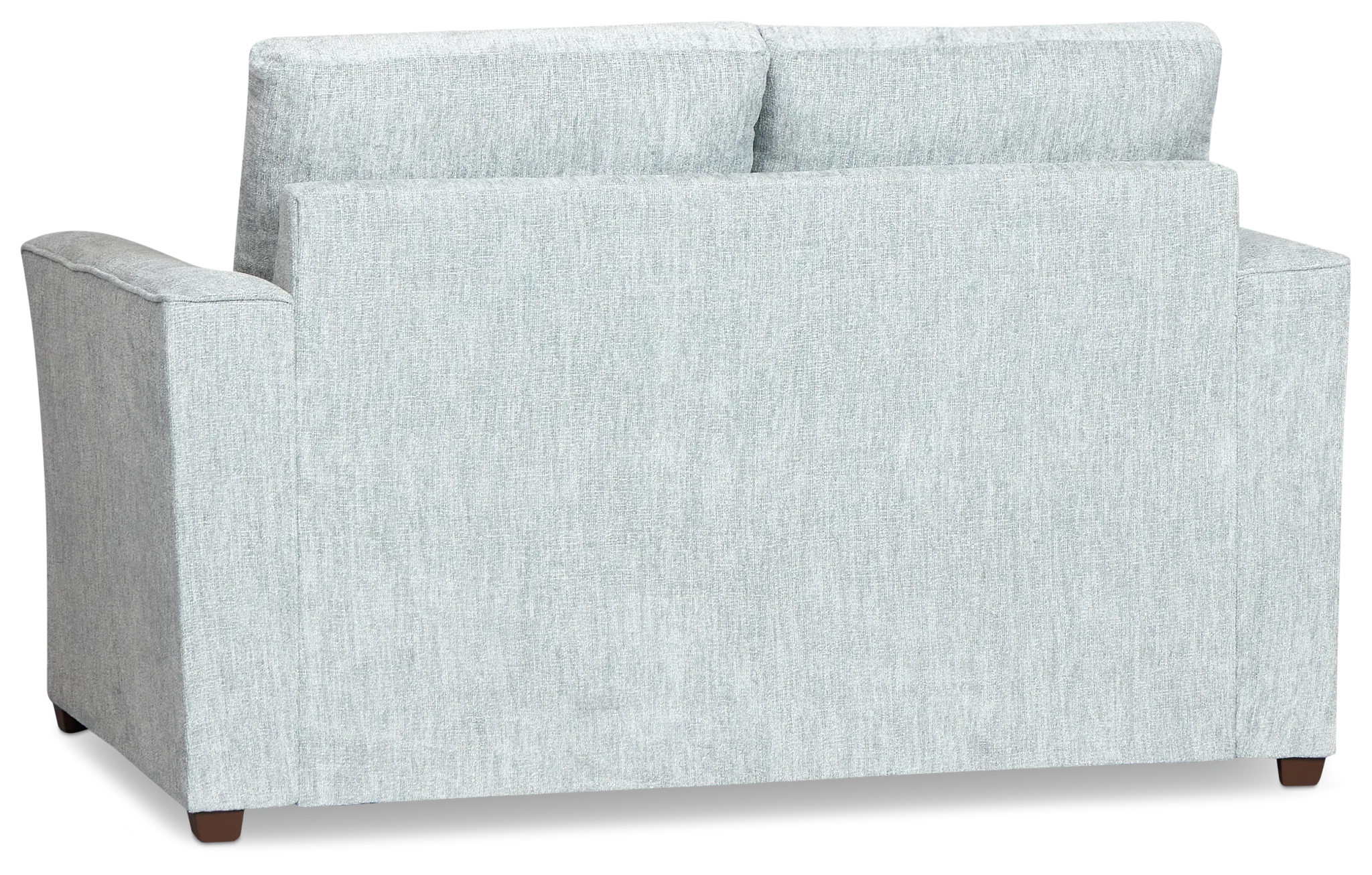 Shore Light Blue Fabric Loveseat