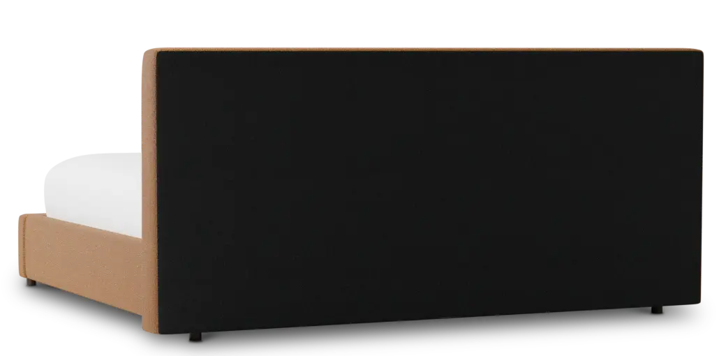 Grayton Elite Light Brown 44" Upholstered Platform Bed Grayton Elite Light Brown 44" Upholstered Platform Bed