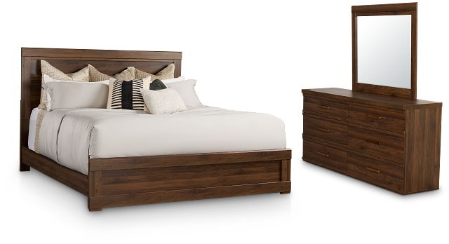 Atlantic Mid Tone Panel Bedroom