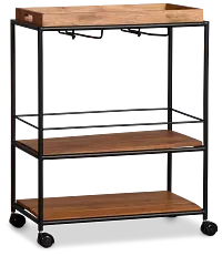 Dean Mid Tone Wine Rack
