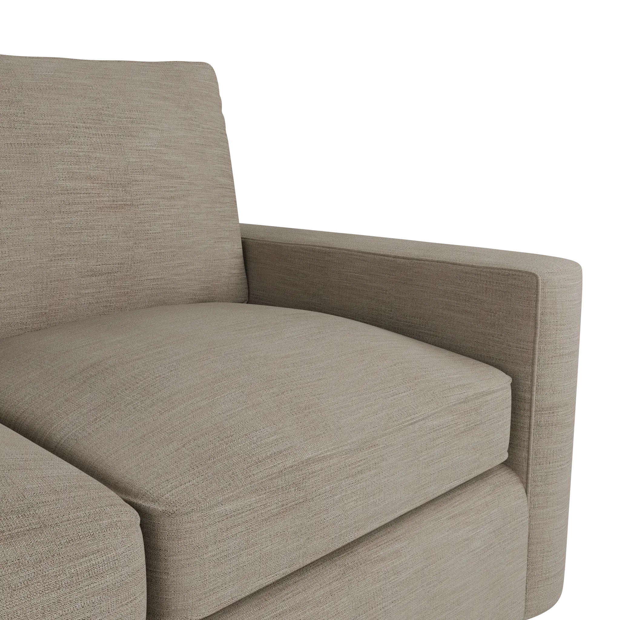 Siesta Victory Taupe Fabric Loveseat Siesta Victory Taupe Fabric Loveseat