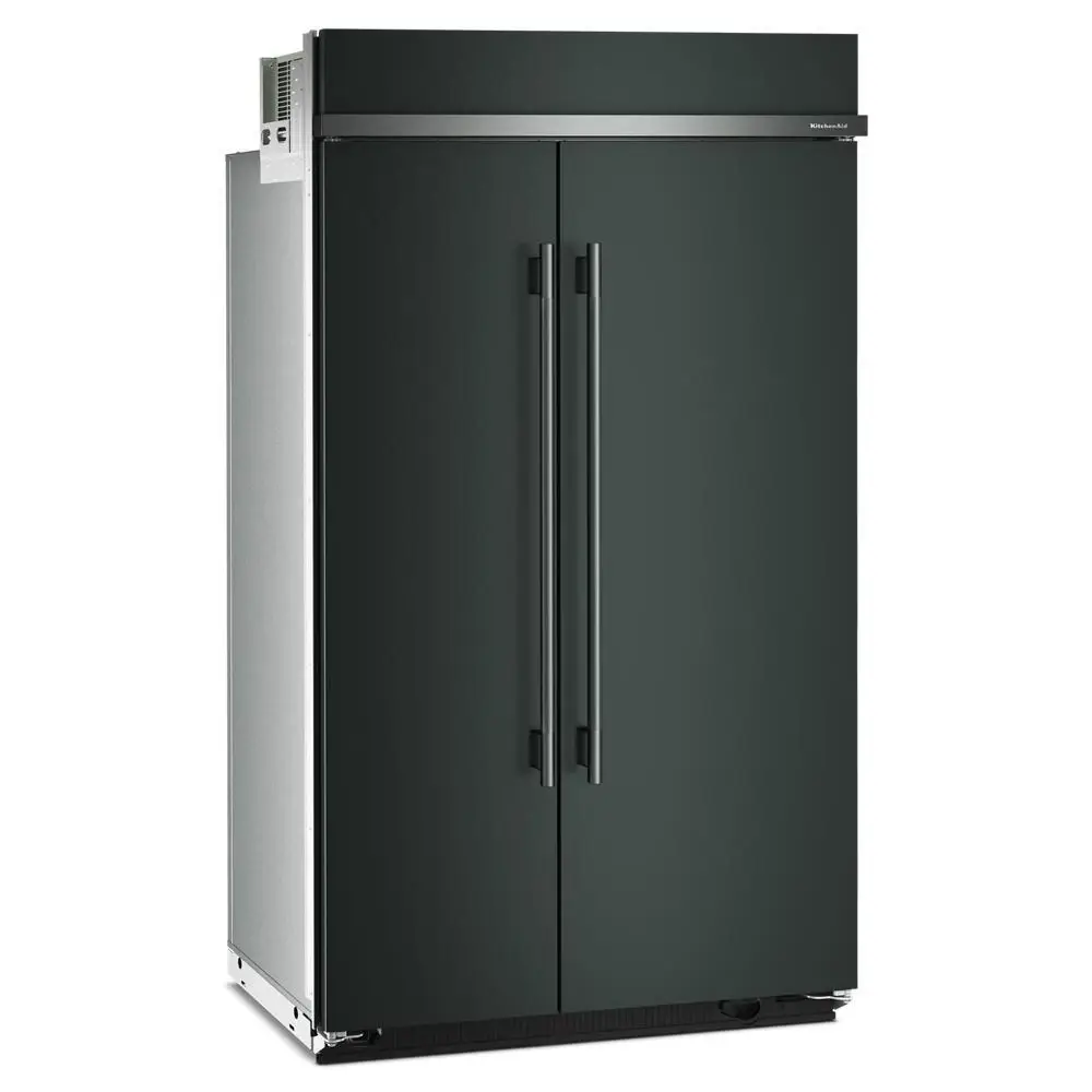 Kitchenaid 748 Series Green 48" Built In Side By Side Refrigerator Kitchenaid 748 Series Green 48" Built In Side By Side Refrigerator