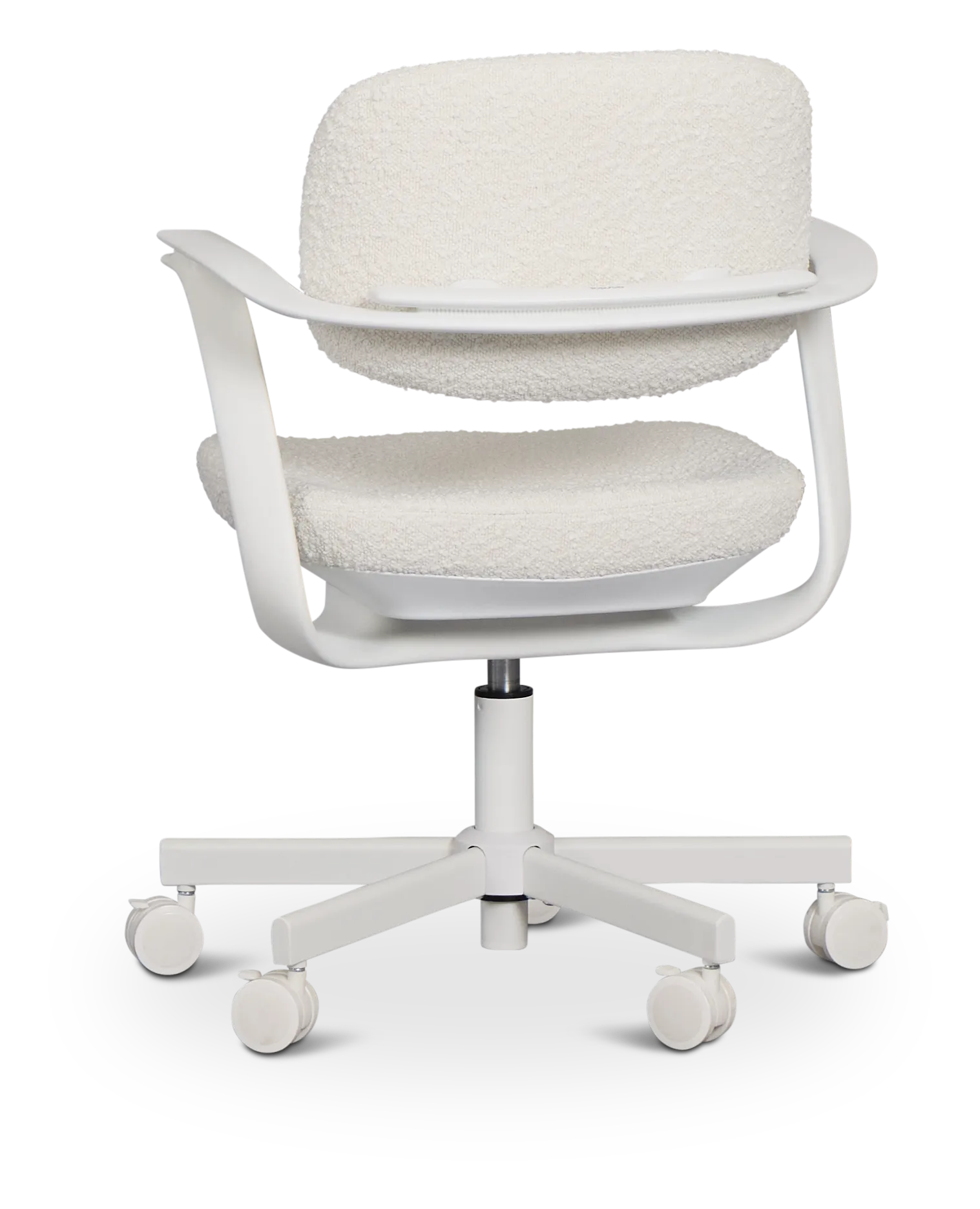 Belle Ivory Upholstered Desk Chair