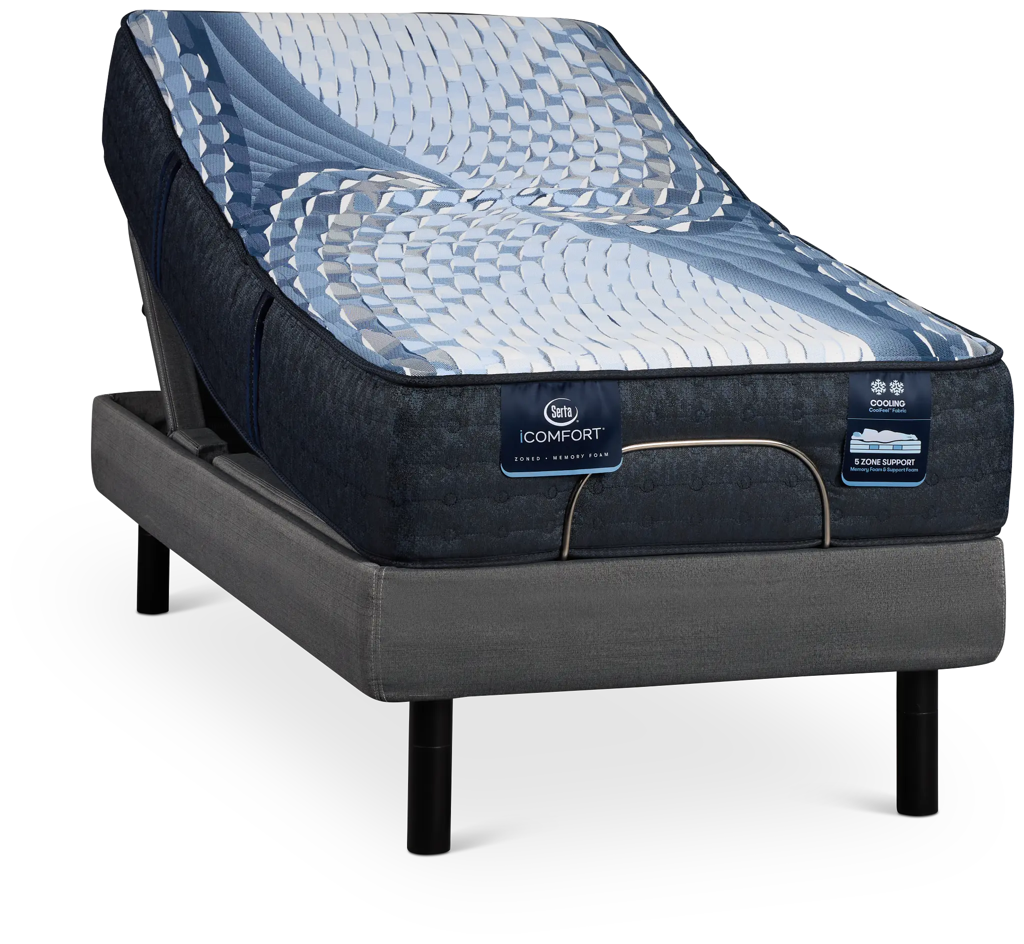 Serta Icomfort Aveda Plush Motion Perfect 4 Adjustable Base Set Serta Icomfort Aveda Plush Motion Perfect 4 Adjustable Base Set