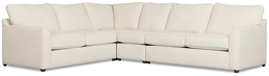 Tate Light Beige Fabric Medium Two-arm Sectional