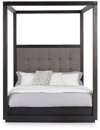 Madden Gray Uph Canopy Bed