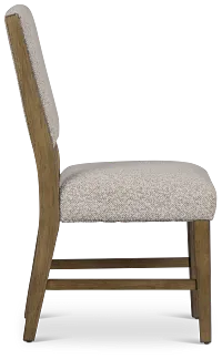 Vance Light Tone Upholstered Side Chair