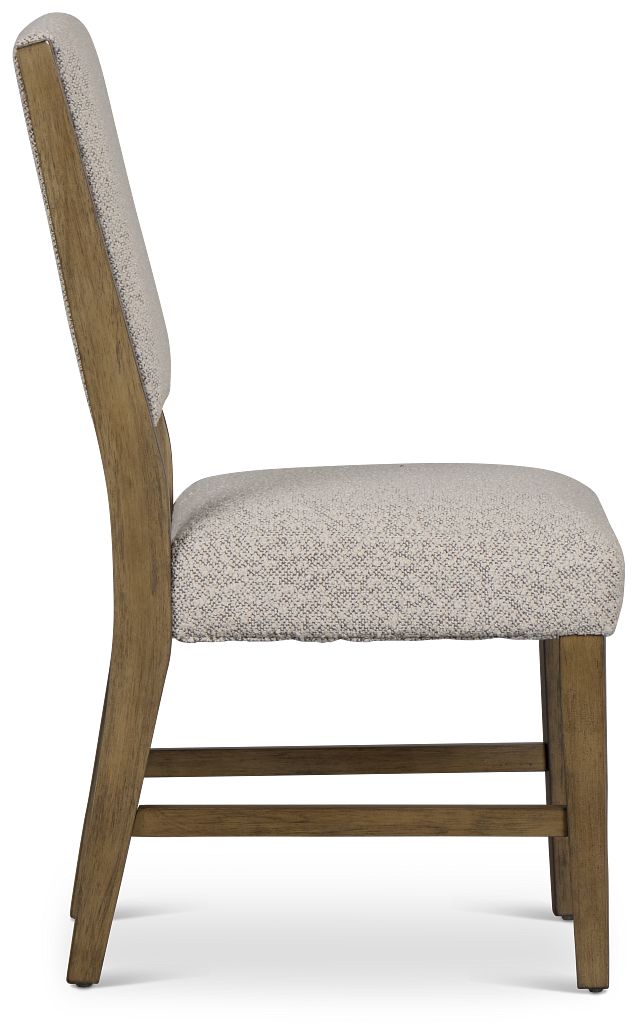 Vance Light Tone Upholstered Side Chair
