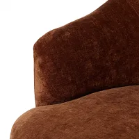 Four Hands Maryn Dark Orange Velvet Accent Chair