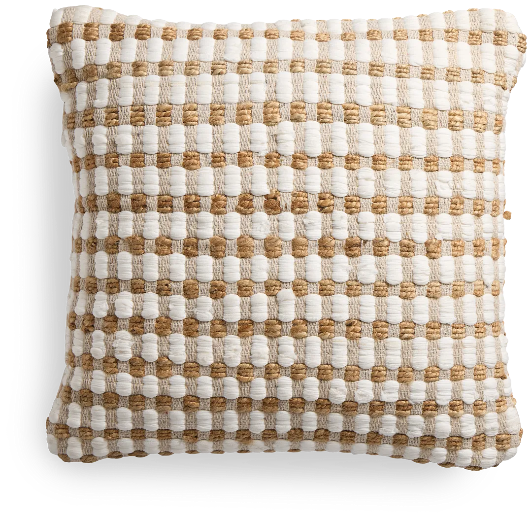 Passo Ivory Rectangular Accent Pillow