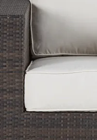 Fina White Swivel Chair