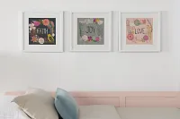 Faith Multicolored Framed Wall Art