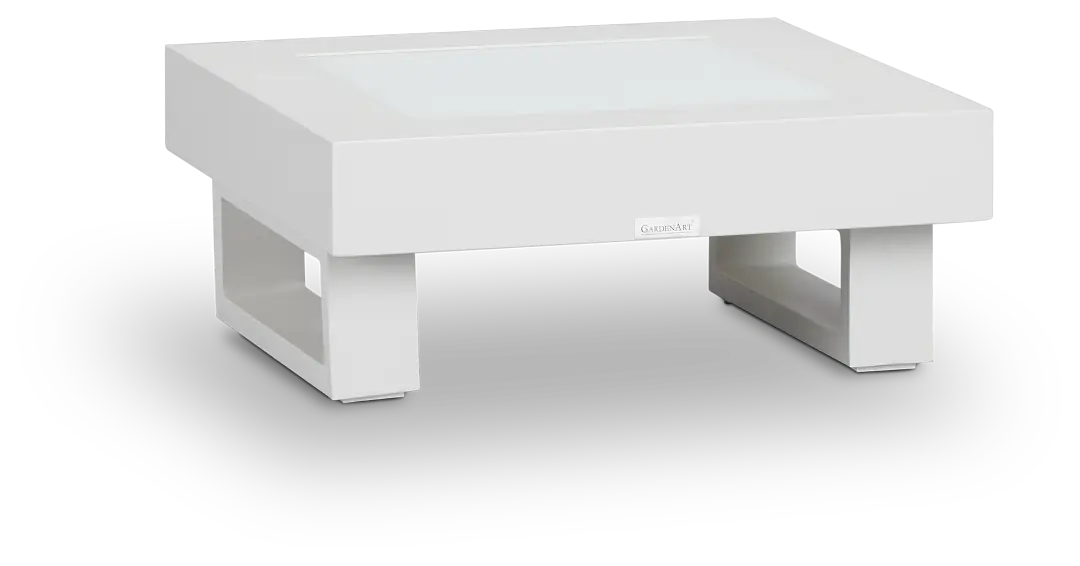 Exuma White End Table Exuma White End Table