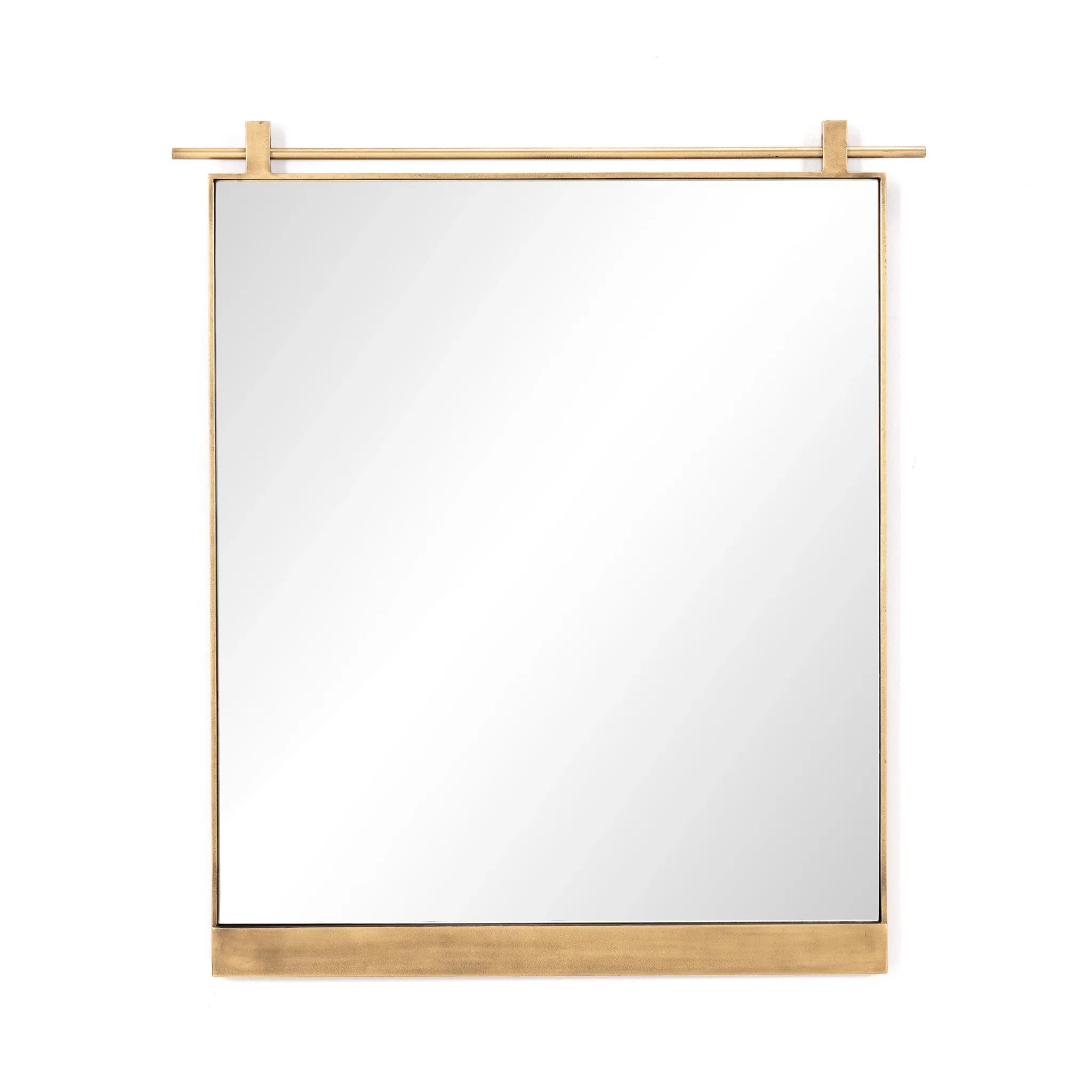Four Hands Ryne Brass Metal Mirror