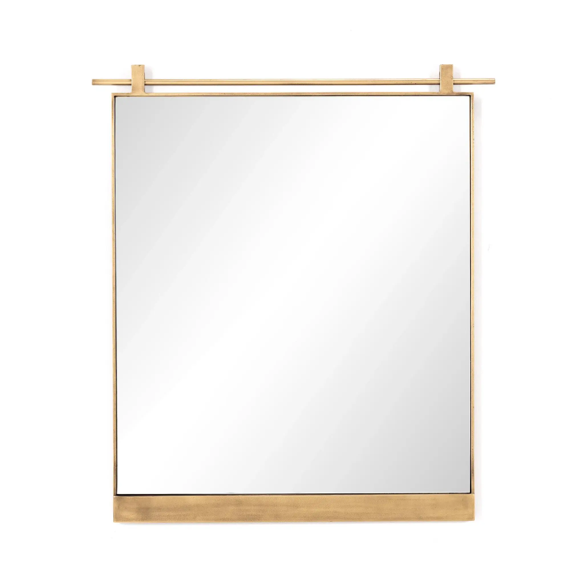 Four Hands Ryne Brass Metal Mirror Four Hands Ryne Brass Metal Mirror