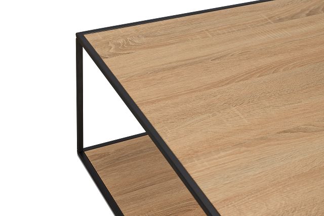 Lynden Light Tone Square Coffee Table