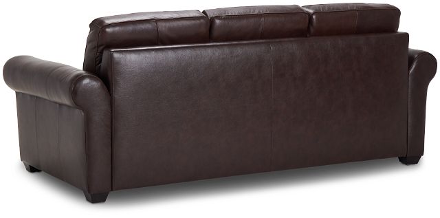 Lincoln Medium Brown Lthr/vinyl Sofa