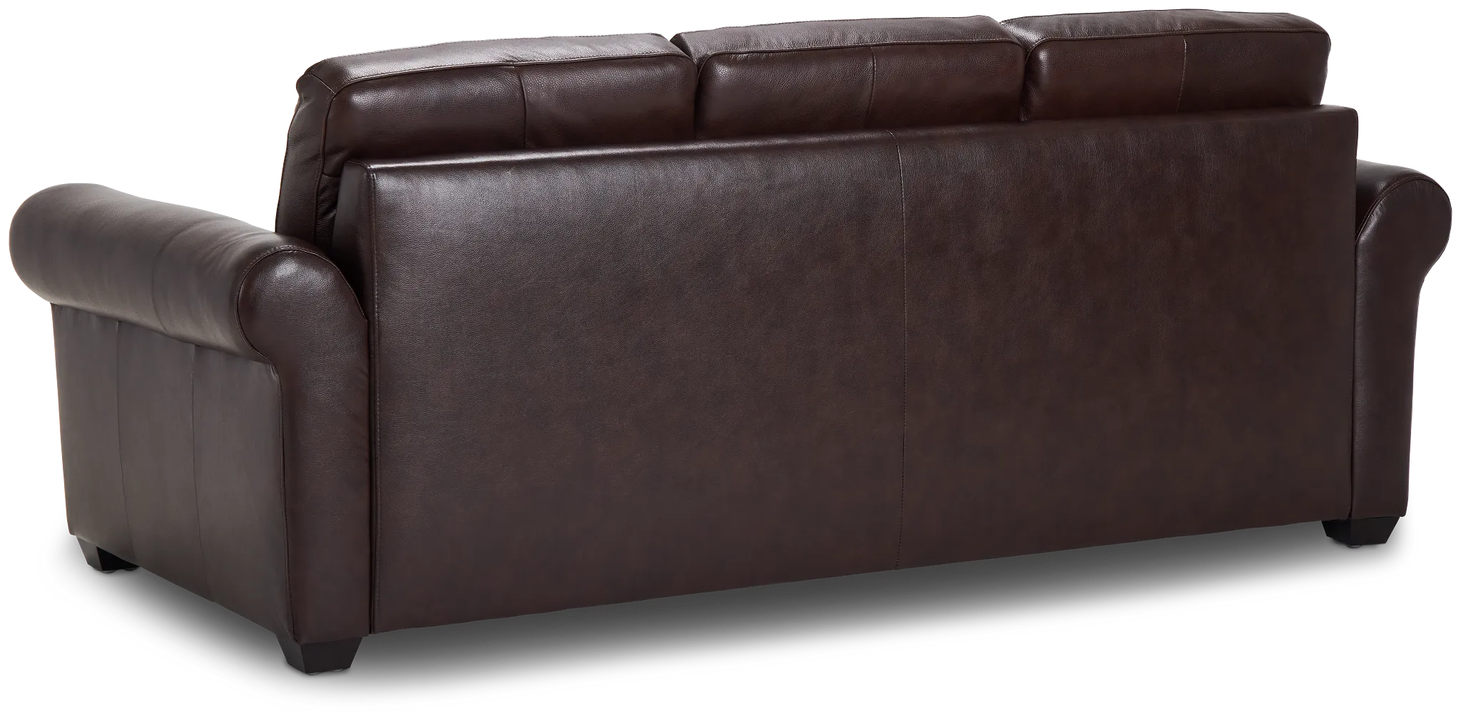 Lincoln Medium Brown Lthr/vinyl Sofa
