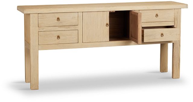 Hazel Light Tone 4-drawer Console Table