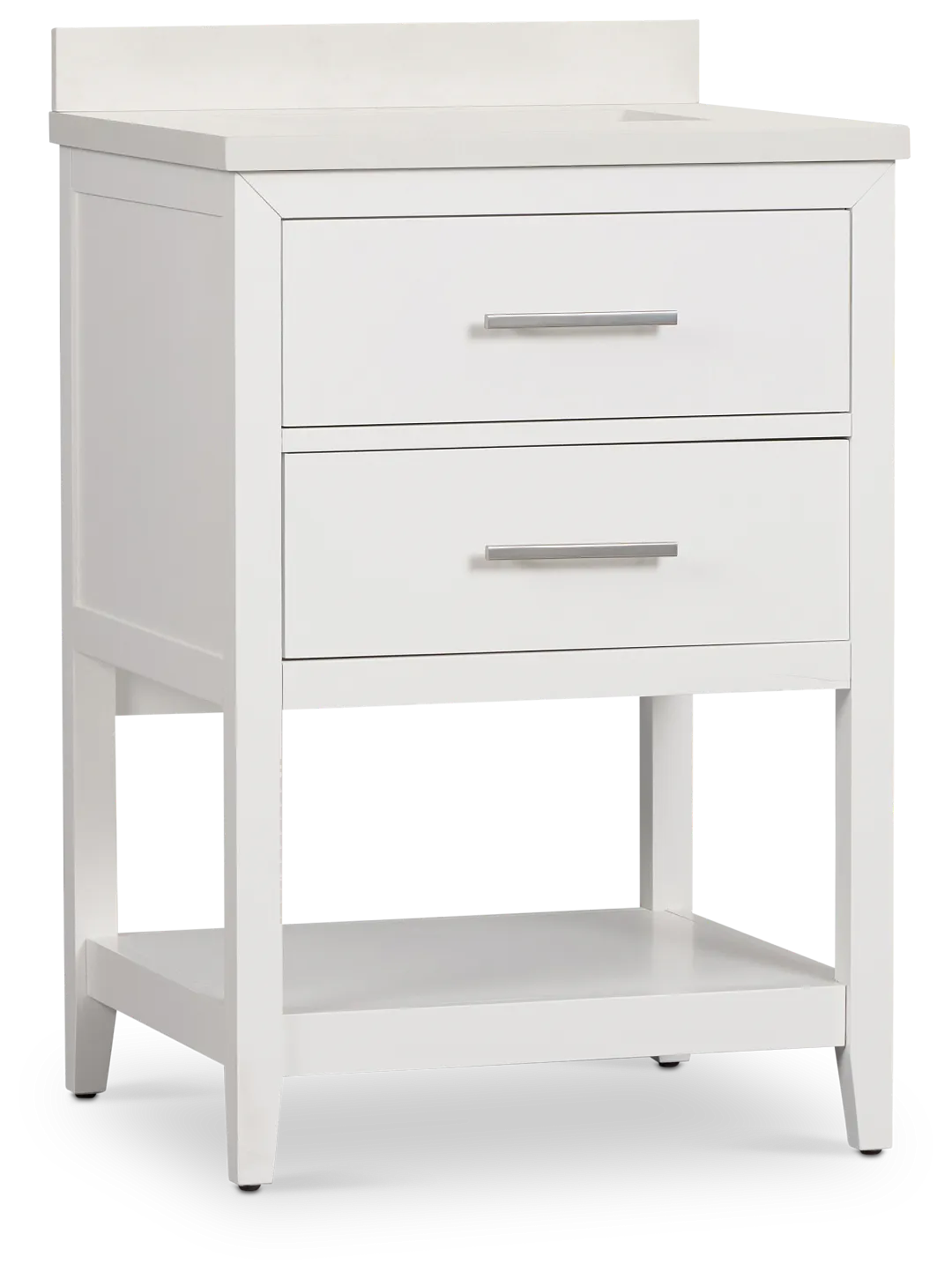 Alden White 24" Single Bathroom Vanity