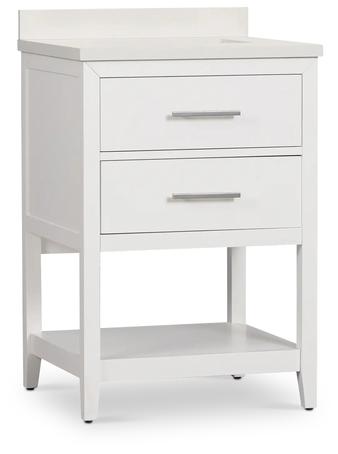 Alden White 24" Single Bathroom Vanity Alden White 24" Single Bathroom Vanity