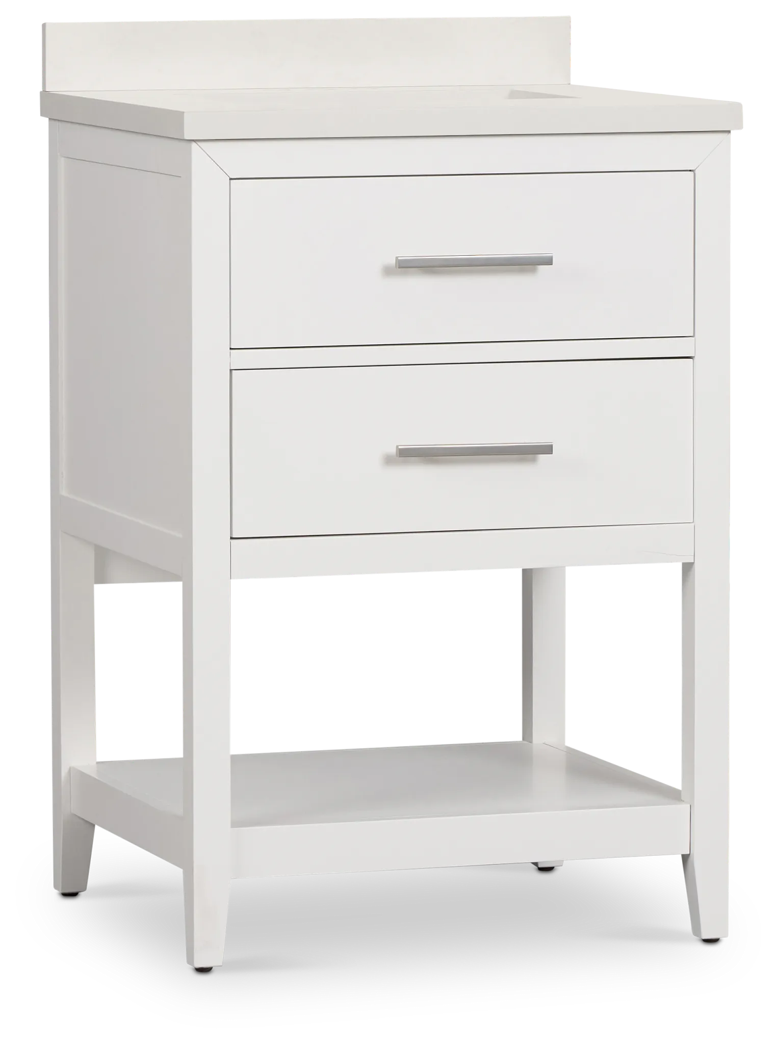 Alden White 24" Single Bathroom Vanity