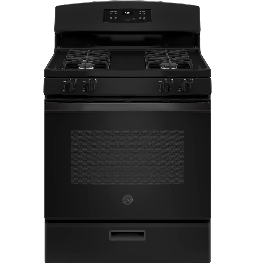 Ge 60 Series Black 30" Gas Range