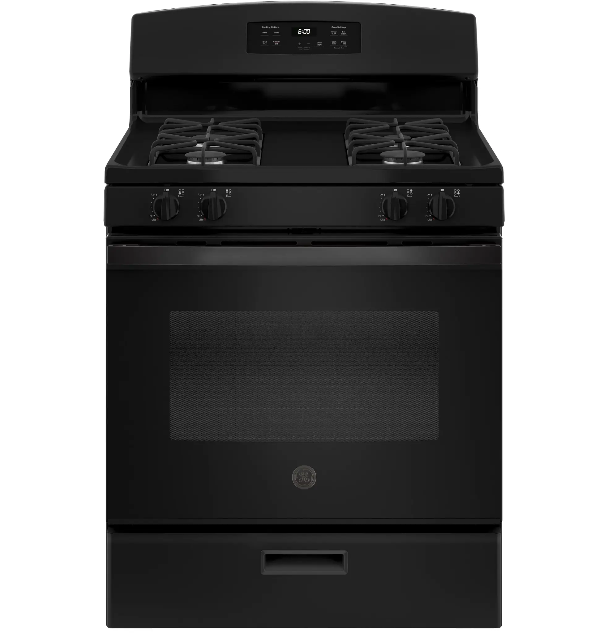 Ge 60 Series Black 30" Gas Range Ge 60 Series Black 30" Gas Range
