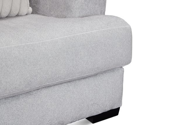 Kylie Light Gray Fabric Chair