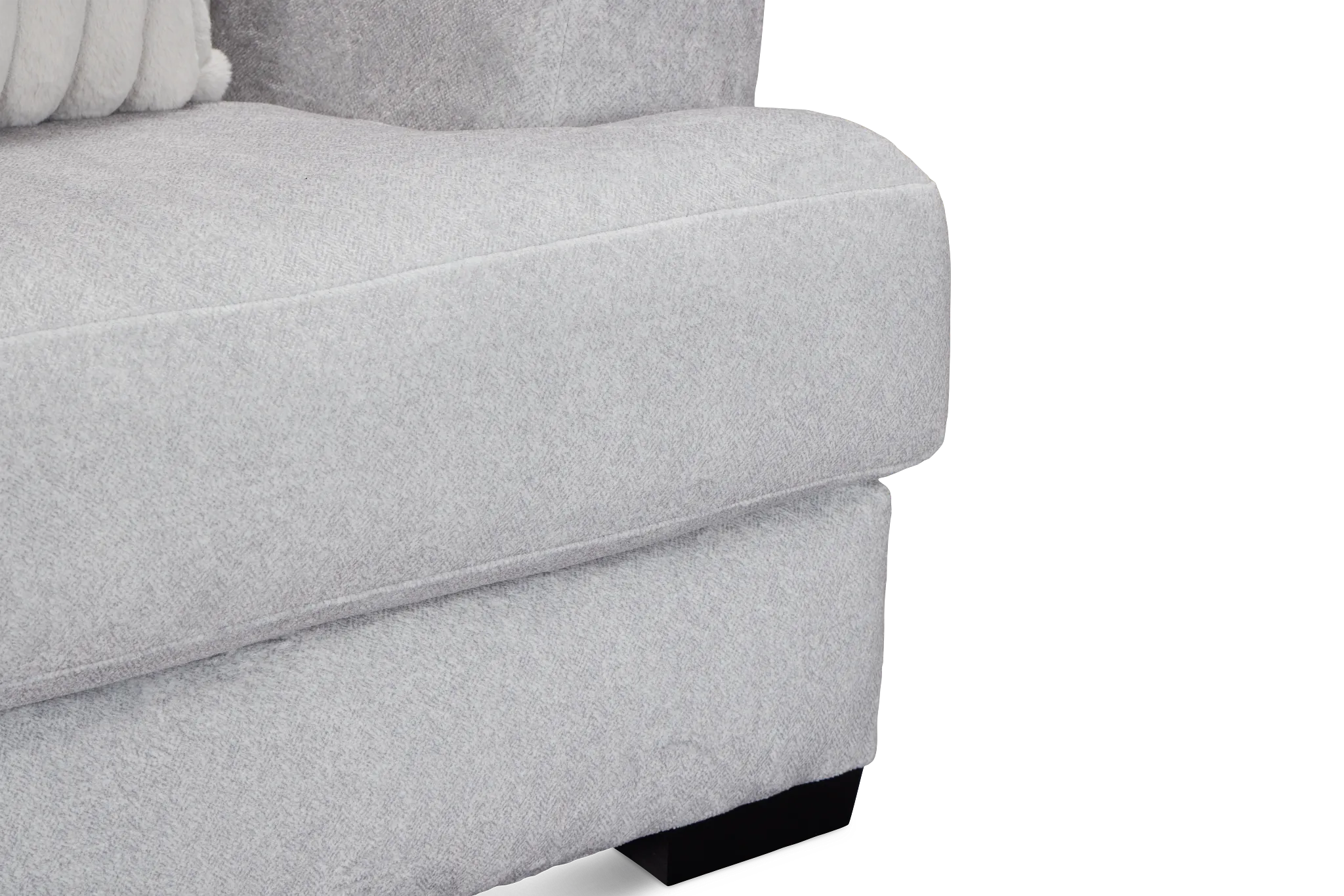 Kylie Light Gray Fabric Chair