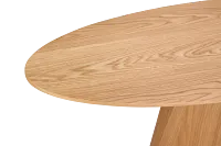 Nomad Light Tone Oval Sofa Table