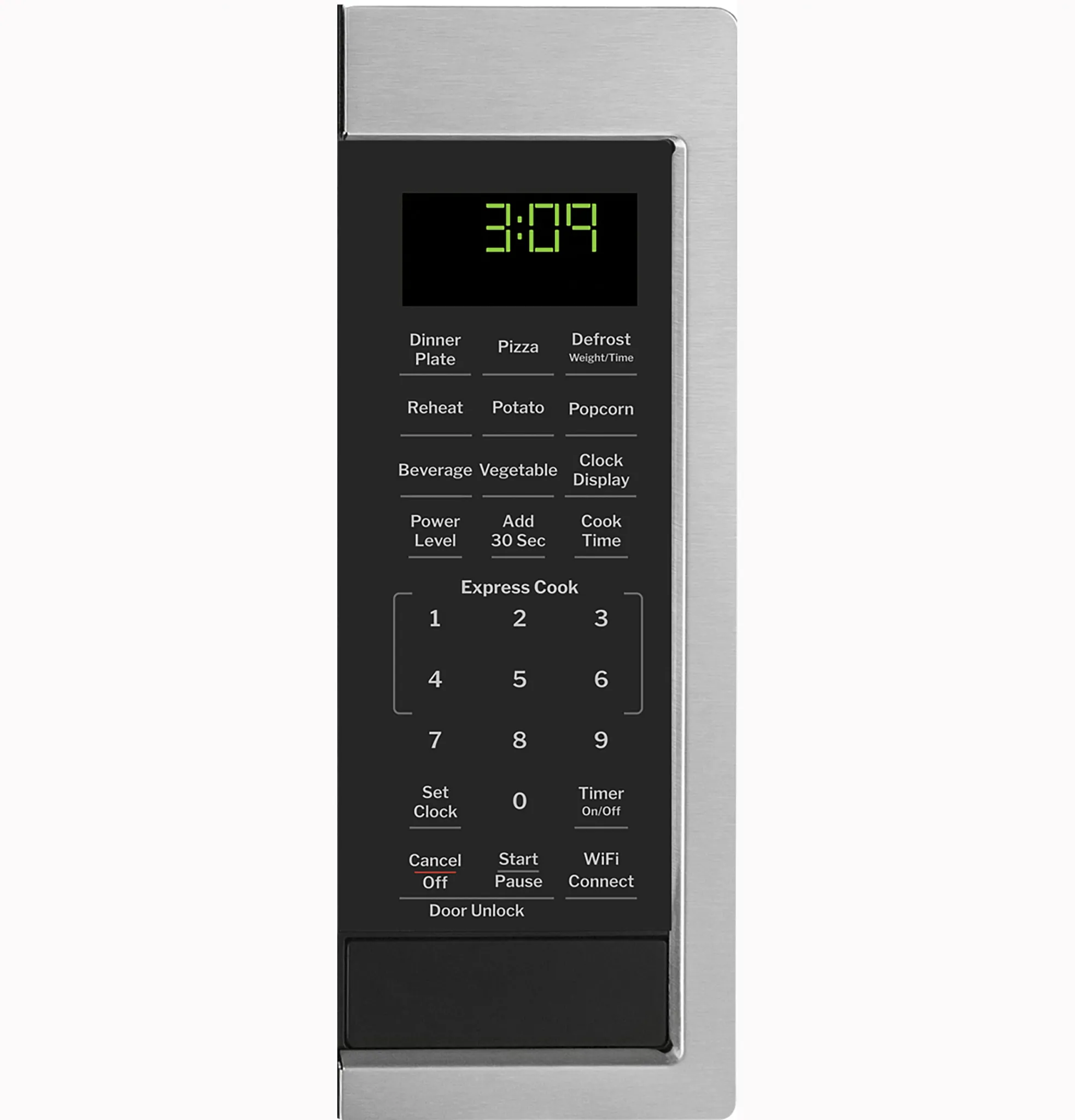 Ge 9 Series Stainless Steel Countertop Microwave