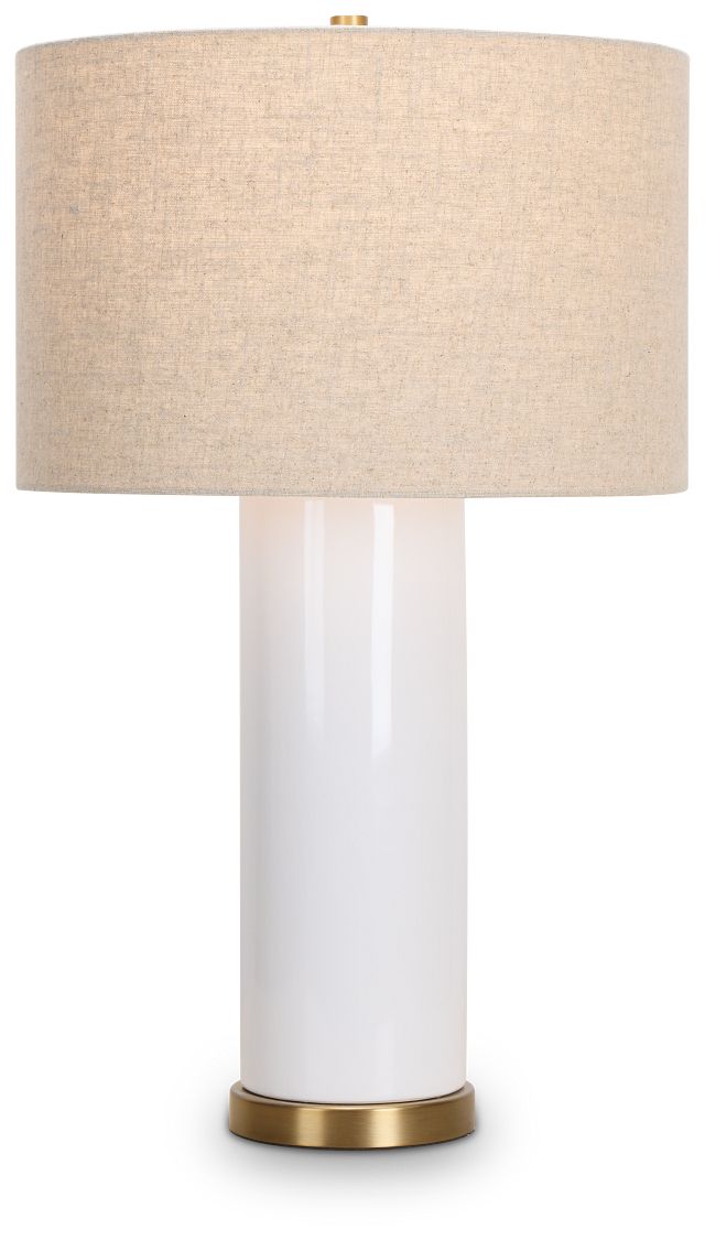 Larsen White Table Lamp