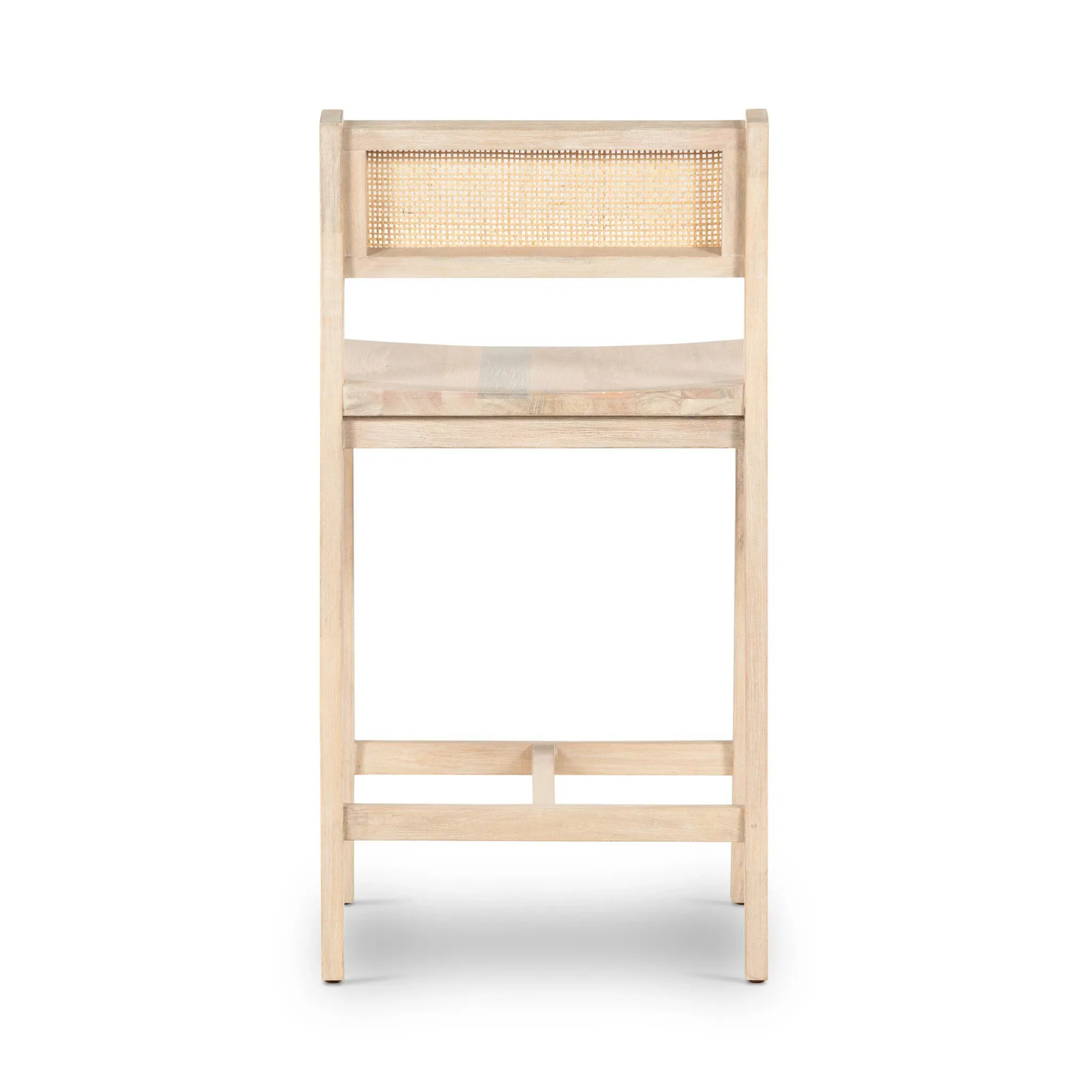 Four Hands Clarita Light Tone Wood 24" Barstool