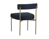 Mabel Navy Upholstered Side Chair