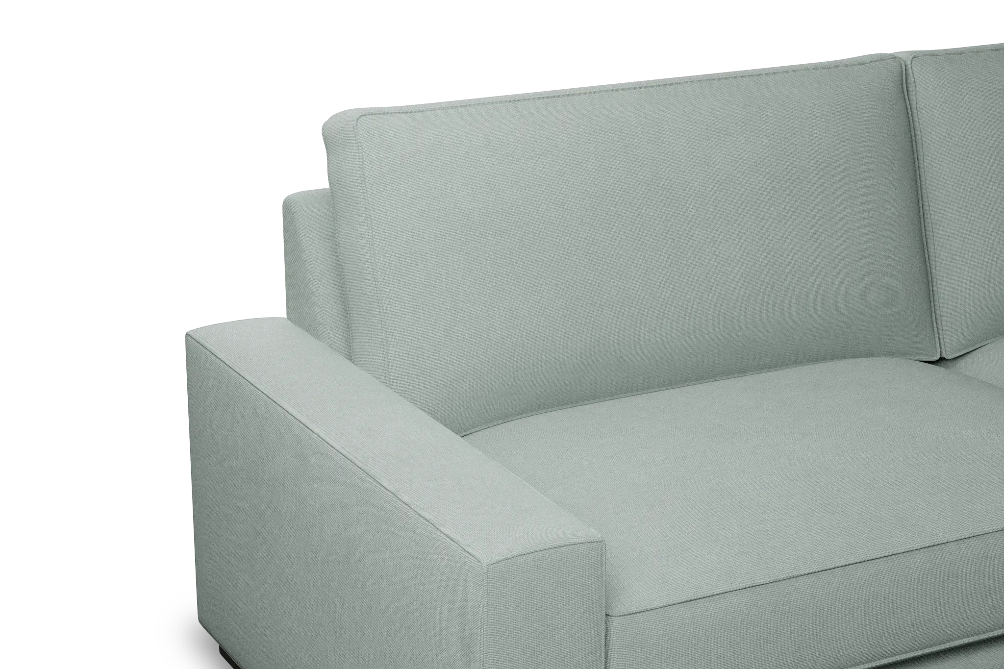 Edgewater Suave Light Green 96" Sofa W/ 2 Cushions