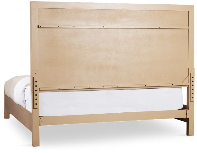Vail Light Tone Panel Bed
