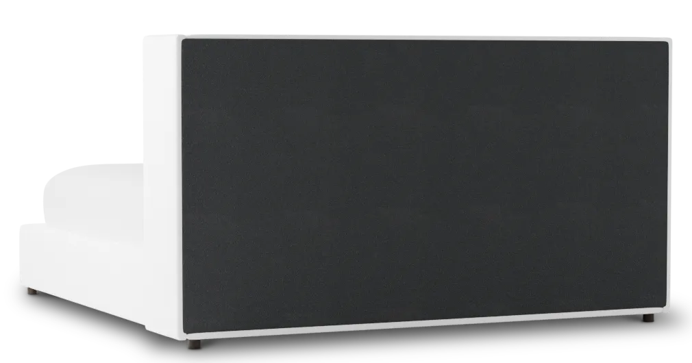 Captiva Peyton White 48" Upholstered Shelter Bed