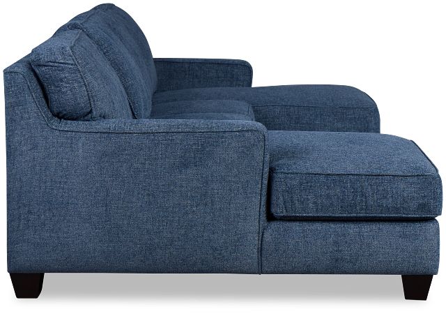 Andie Blue Fabric U-shaped Sectional