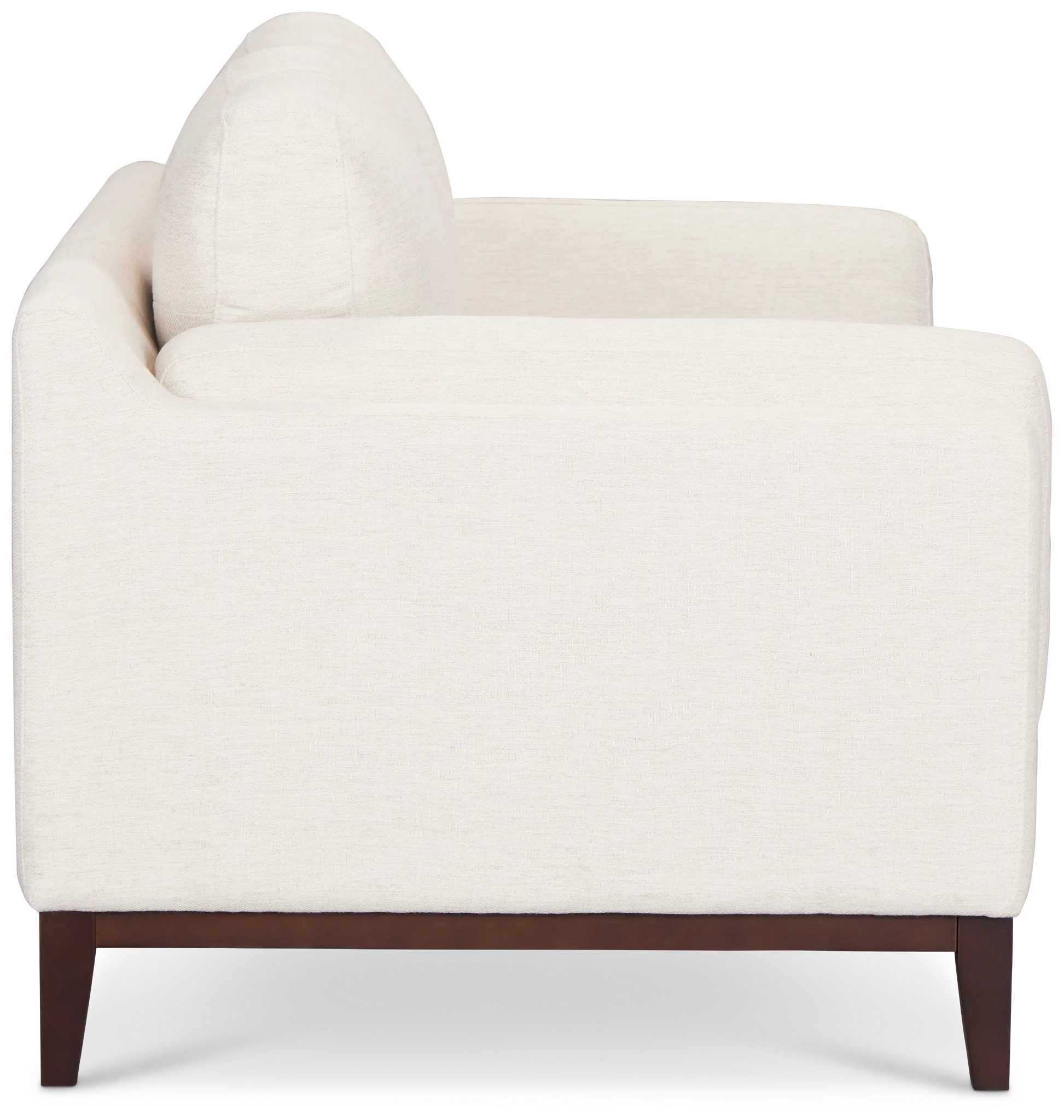 Wesley Light Beige Fabric Loveseat