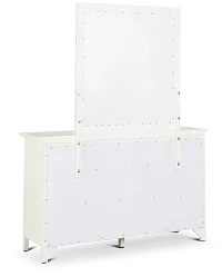 Spencer Ivory Dresser & Mirror